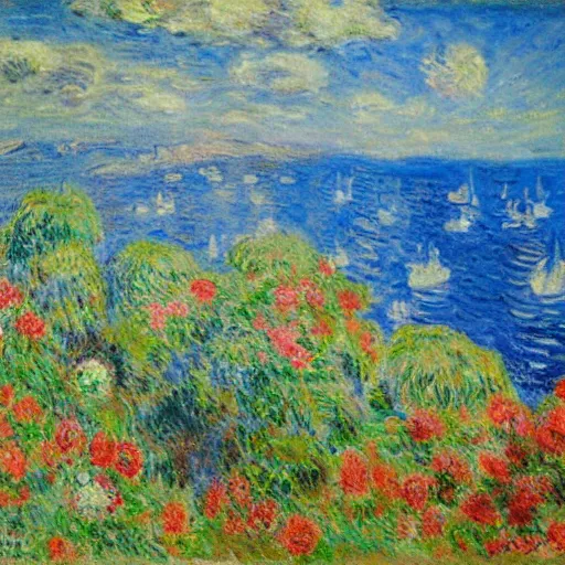 Prompt: Greece in the style of Monet