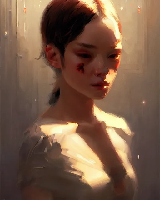 Image similar to a potrait of a space fanstasy cat, fine details. night setting. realistic shaded lighting poster by ilya kuvshinov katsuhiro, artgerm, jeremy lipkin and michael garmash, unreal engine, radiant light, detailed and intricate environment, digital art, trending on art station