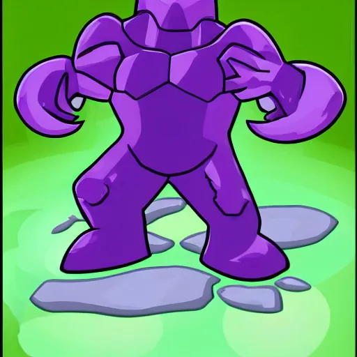 Prompt: thanos as a club penguin character