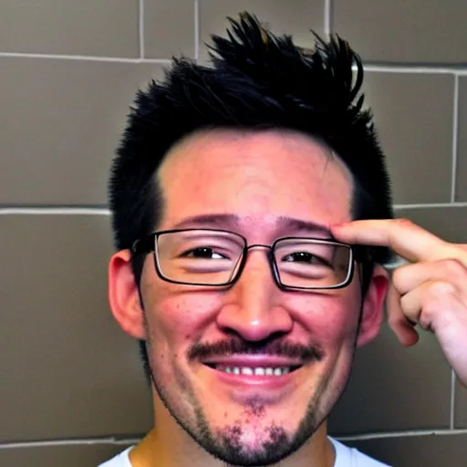 Image similar to markiplier with a knife