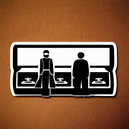 Image similar to casket sticker