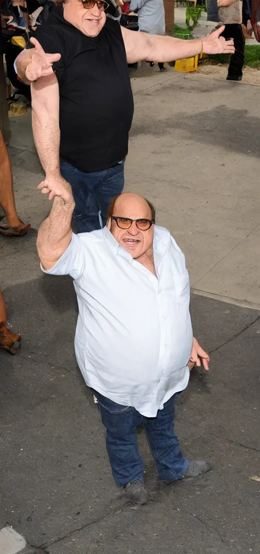 Prompt: long danny devito