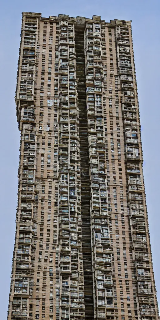 Image similar to Photo of Soviet apartment building