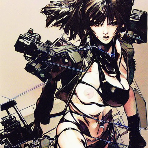 Image similar to 💣 🚦 🍈girl, yoji shinkawa