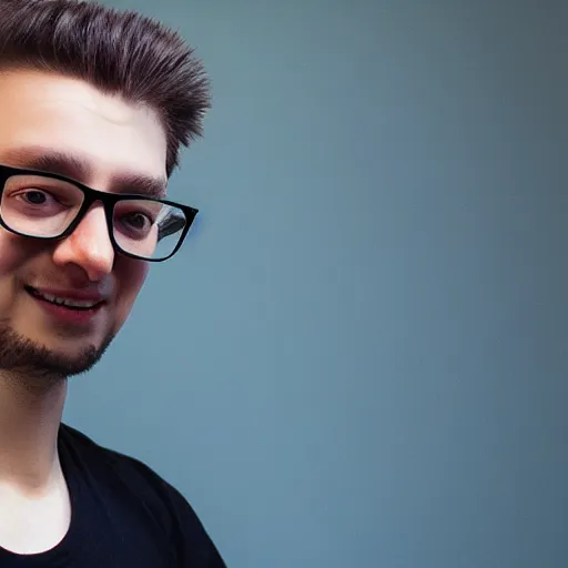 Image similar to Vladislav Urazov, Founder of Gradient app, hyper realistic, highly detaild