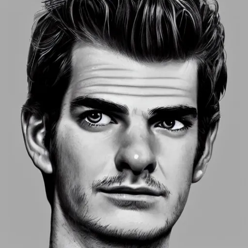 Prompt: realistic detailed face portrait, Andrew Garfield,