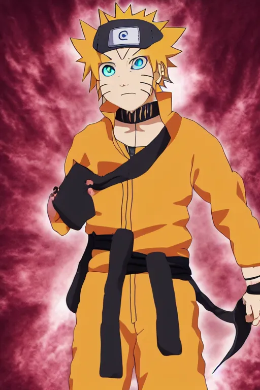 Prompt: image of Naruto Uzumaki as cat, 8K, HDR, high quality, detailed