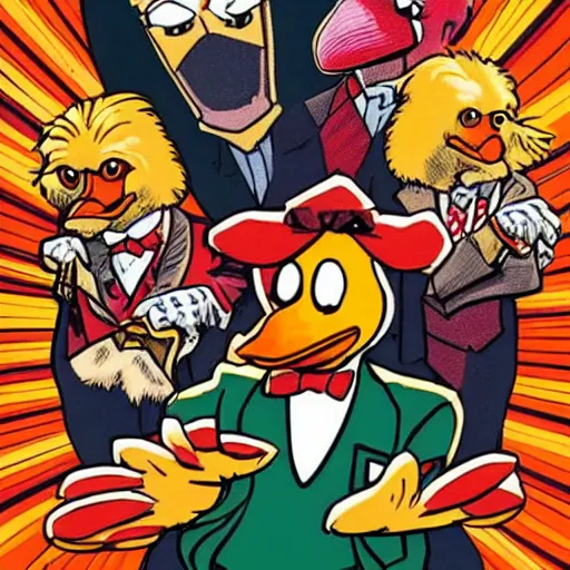 Image similar to howard the duck