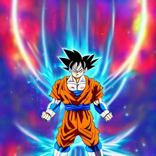 Image similar to among us with goku drip, 4 k