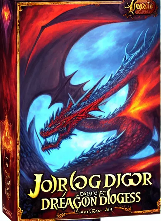 Prompt: joldir dragon, century age of ashes, century, dragon game, joldir