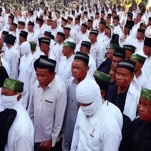 Image similar to indonesian national revolution, perfect faces