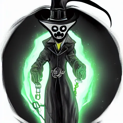 Prompt: plague doctor ghost rider fusion