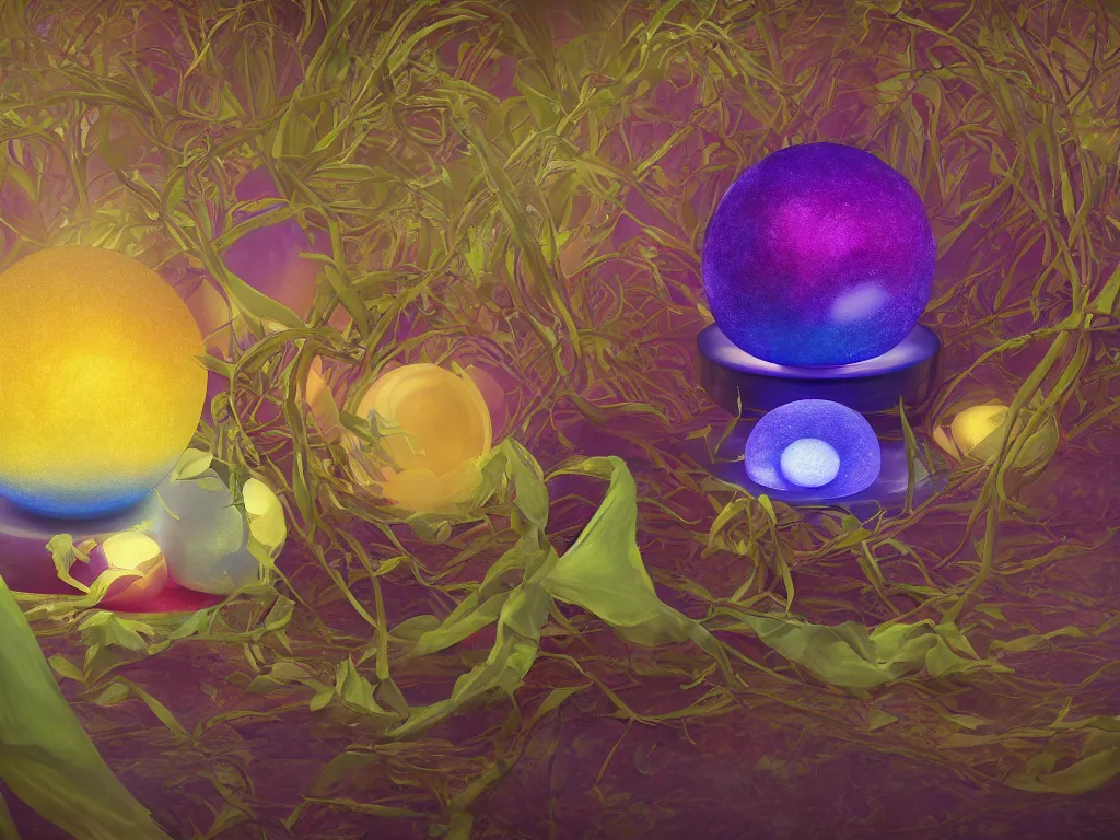 Image similar to the orb of eternity, sunlight study, art nouveau, by rachel ruysch and ( ( ( ( lisa frank ) ) ) ), 8 k, sharp focus, octane render, ( ( ( kauai ) ) )