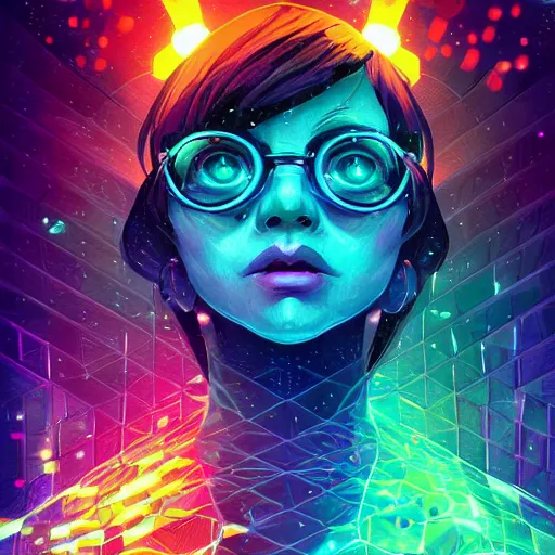 Image similar to skill magic geek inside matrix deepdream radiating a glowing aura stuff loot legends stylized digital illustration video game icon artstation lois van baarle, ilya kuvshinov, rossdraws,