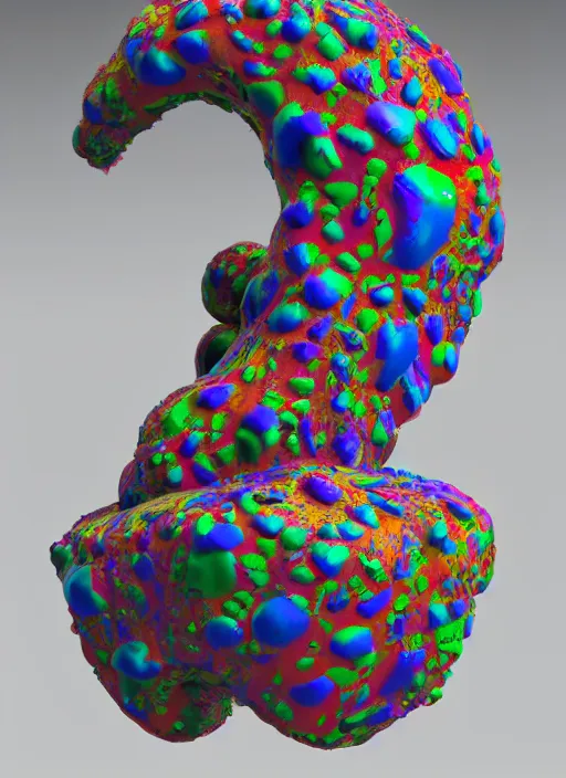 Image similar to 3D abstract resin miniature sculpture by Salvador Dali, psychedelic, abstractionism, realistic, 8K, Hyperrealism, Subsurface scattering, raytracing, Octane Render, Zbrush, simple background