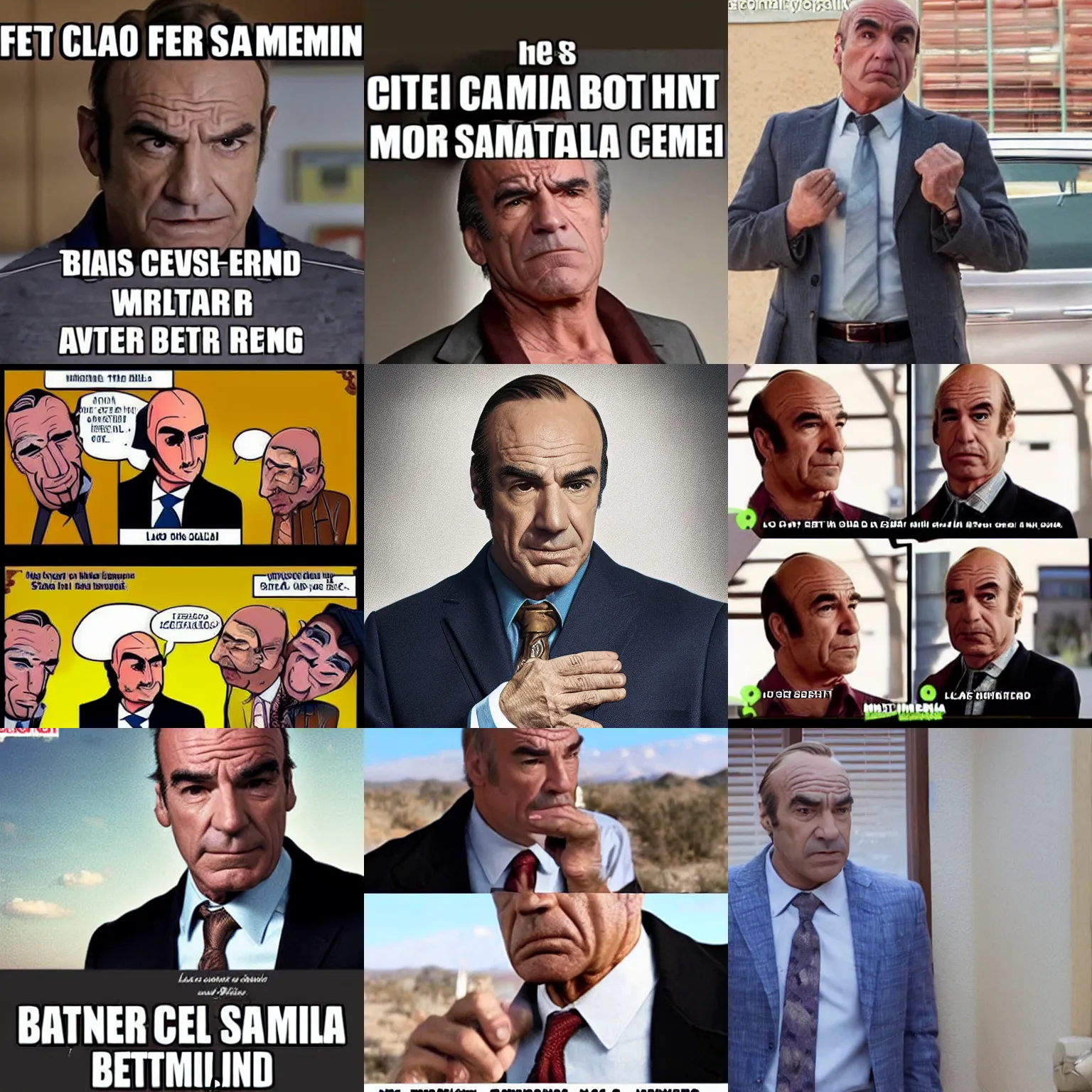 Prompt: Meme about Lalo Salamanca from Better Call Saul