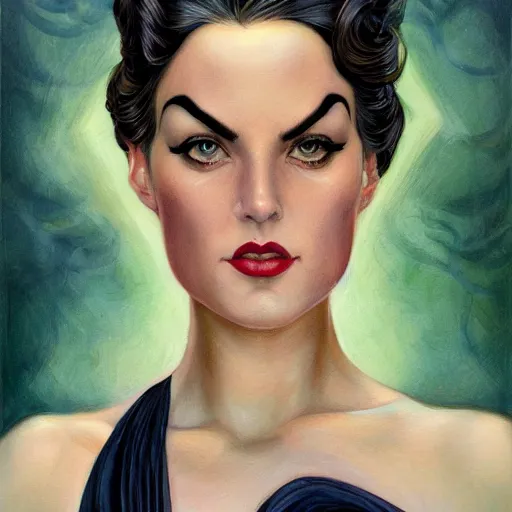 Image similar to an elegant streamline moderne, art nouveau, multi - ethnic and multi - racial portrait in the style of charlie bowater, and in the style of donato giancola, and in the style of charles dulac. very large, clear, expressive, intelligent eyes. symmetry, centered, ultrasharp focus, dramatic lighting, photorealistic digital painting, intricately detailed background.