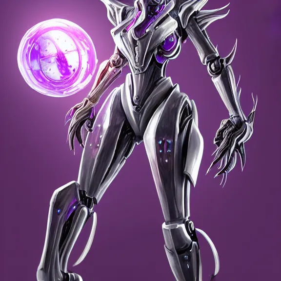 Image similar to extremely detailed mawshot of a giant beautiful stunning goddess anthropomorphic hot robot mecha female dragon, silver sharp streamlined armor, detailed hot maw, glowing Purple LED eyes, eating and swallowing a tiny woman as food, micro pov, vore art, dragon art, warframe fanart, Destiny fanart, macro art, furry art, furaffinity, DeviantArt, Eka's Portal, G6