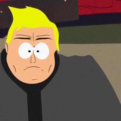 Prompt: donald trump from south park