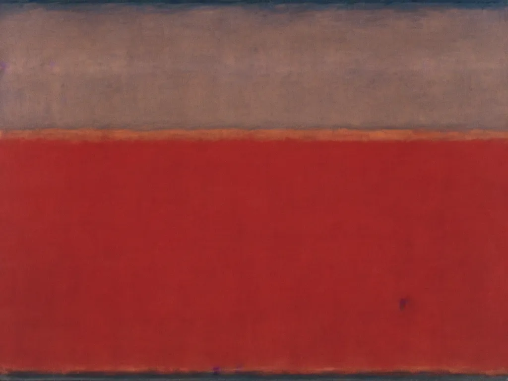 Image similar to moses separating the red sea. mark rothko