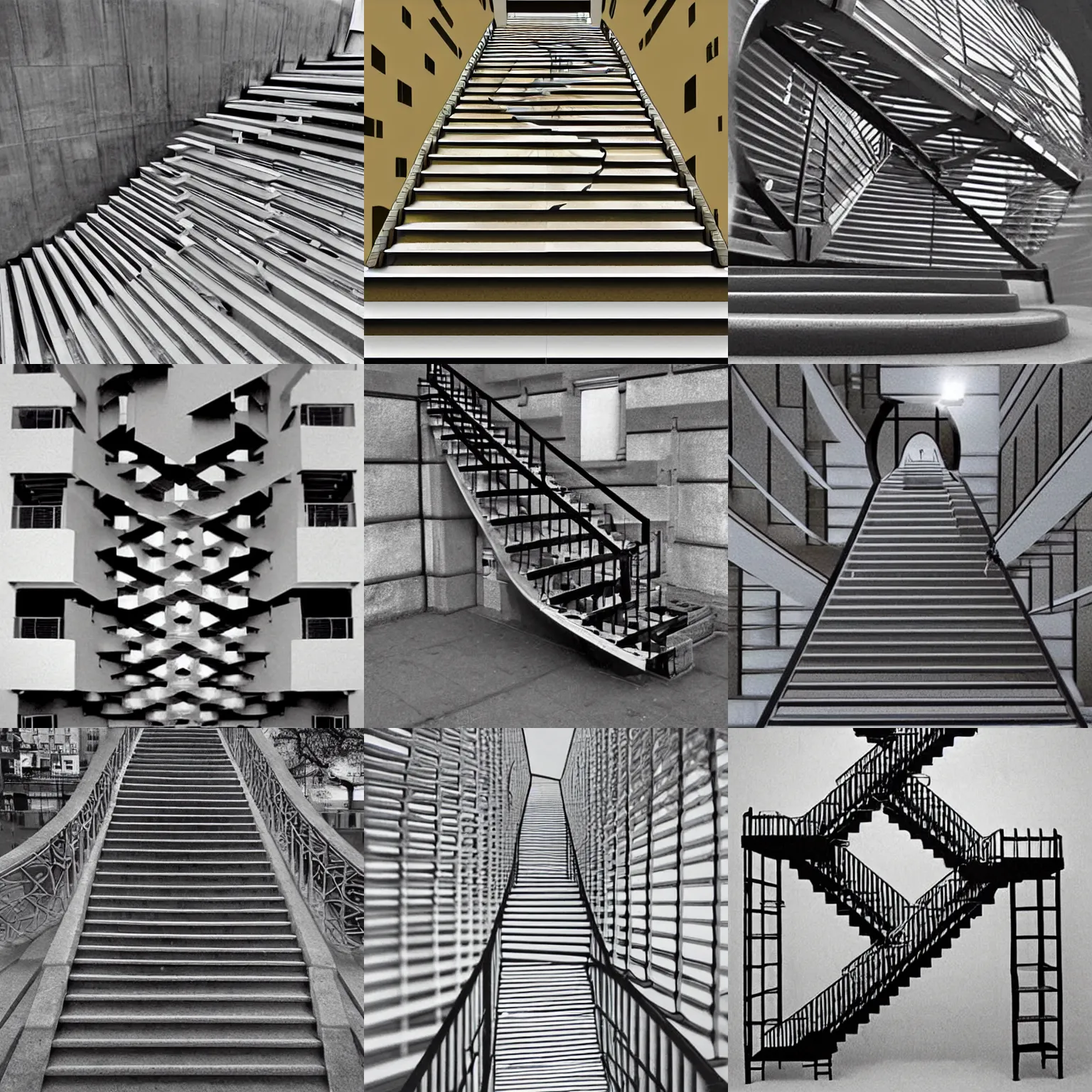 The Ups and Downs of an Impossible Staircase