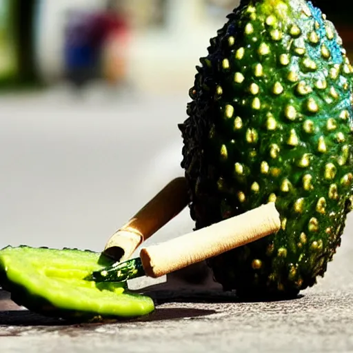 Image similar to pickle smoking a joint