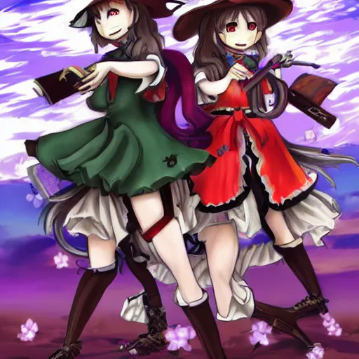 Image similar to western touhou