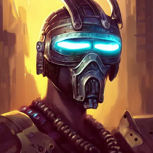 Image similar to cyberpunk viking helmet mask warrior goddess robot ninja fantasy, art gta 5 cover, official fanart behance hd artstation by jesper ejsing, by rhads, makoto shinkai and lois van baarle, ilya kuvshinov, ossdraws