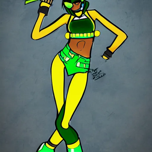 Image similar to jet set radio character