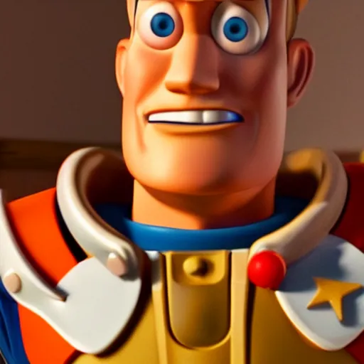 Image similar to woody harrelson as toy story's sheriff woody, high definition, hyperrealism, cinematic lighting