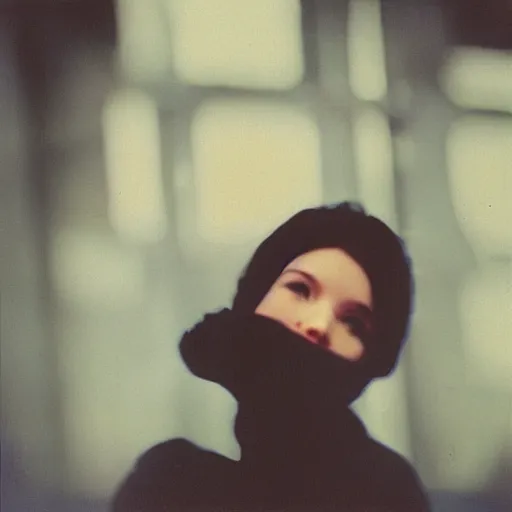 Prompt: analog medium format bokeh portrait in new york, 1 9 6 0 s, photographed on expired film, detailed photograph