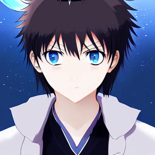 Prompt: ''face protrait subaru, ufotable, anime, digital art''