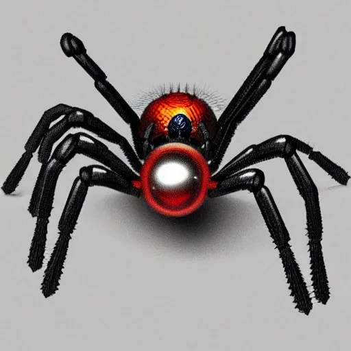 Image similar to Photorealistic Spider Bot 9000