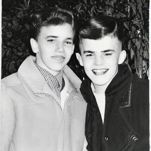 Image similar to vintage gay couple on high school