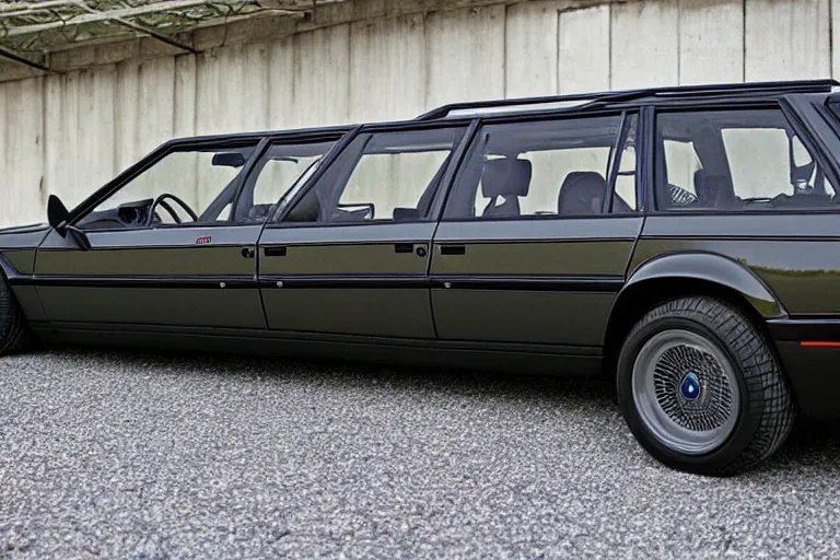 Prompt: intricate, 3 d, 1 9 8 4 bmw m 1 two - door wagon estate, style by caspar david friedrich and wayne barlowe and ted nasmith.