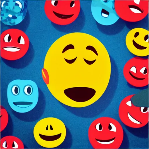 Image similar to over expressive emoji