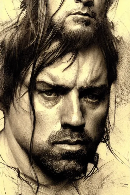 Image similar to portrait pencil sketch of joe rogan by jeremy mann and alphonse mucha, fantasy art, realistic drawing, dynamic lighting, artstation, poster, volumetric lighting, very detailed faces, 4 k, award winning