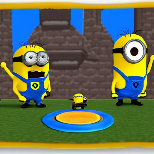 Image similar to minion nintendo 6 4 game