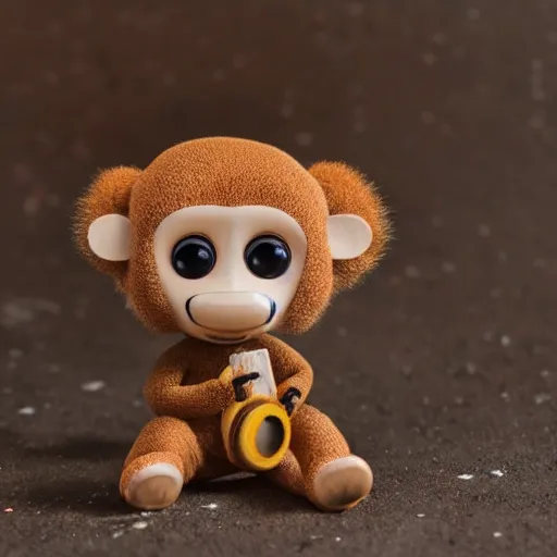 Image similar to cheburashka as a funko pop