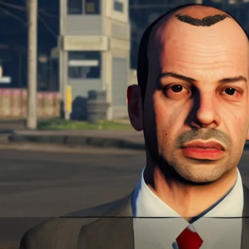 Prompt: Andrew Tate in GTA 5