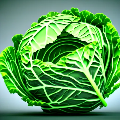 Image similar to high quality logo 3 d render very cute money cabbage, leaves as dollars!! glow, light kale! incorporated speakers!, cyberpunk highly detailed, unreal engine cinematic smooth, in the style of blade runner & detective pikachu, hannah yata charlie immer, moody light, low angle, uhd 8 k, sharp focus
