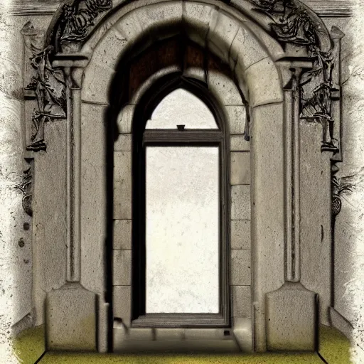 Image similar to a magical doorway to the eternal