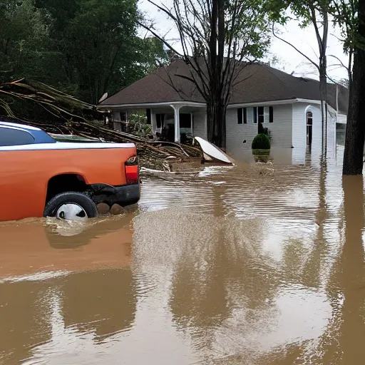 Image similar to flash flooding destruction in Kentucky