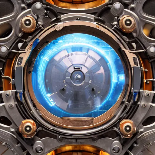 Image similar to a beautiful intricate fine art close-up photo of a sci-fi industrial sound plasma cutter machine, Montserrat leaves by tom bagshaw and zach sutton, golden ratio composition, studio lighting, 50mm lens, very detailed, bionic, cybernetic scifi, deep depth of field, artstation, 8K, highly coherent