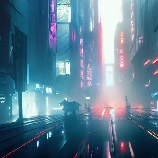 Prompt: blade runner movie, blade runner 2049, cyberpunk city, 8k, hdr 4k