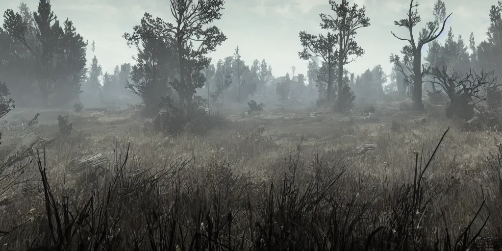 Prompt: hunt showdown landscape