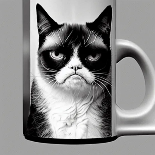 grumpy cat mug shot