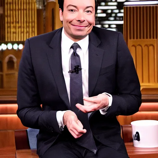 Image similar to jimmy fallon the dark lord