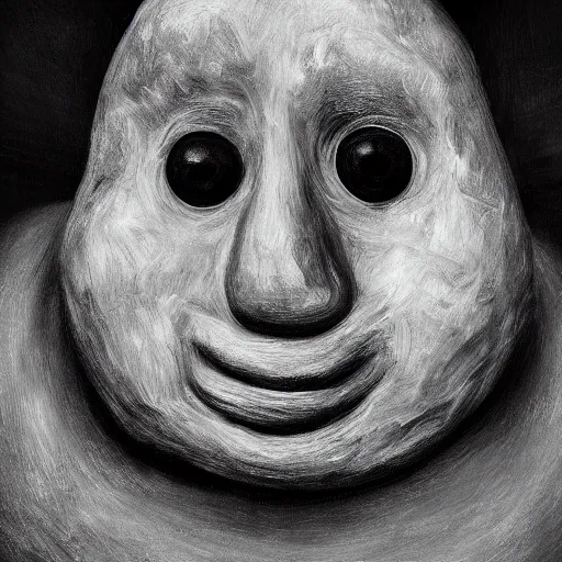 Prompt: potato monster portrait by pablo picasso, oil on canvas, hdr, high detail, photo realistic, hyperrealism, matte finish, high contrast, intricate, five star rating, 3 d depth, centered, masterpiece, vivid and vibrant colors, enhanced light effect, enhanced eye detail, artstationhd