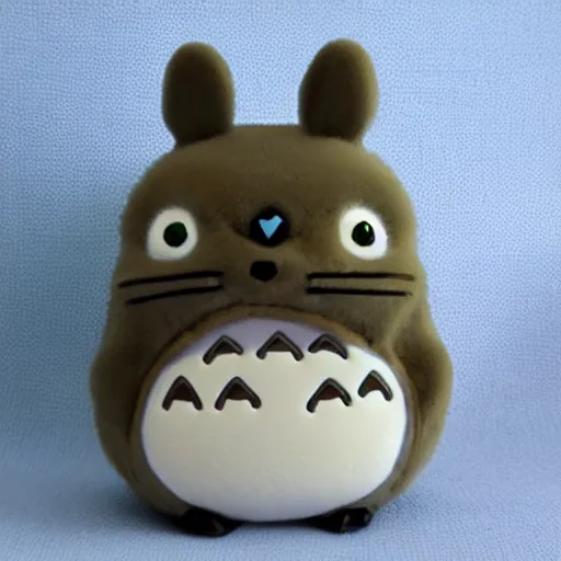 Image similar to totoro as a calico critters